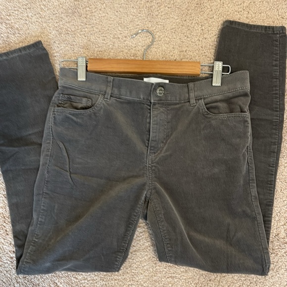Loft Modern Skinny Gray Cords - Picture 4 of 6